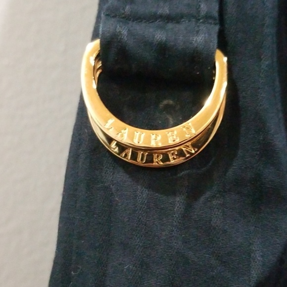 Lauren Ralph Lauren women's black with gold blouse - Picture 7 of 17